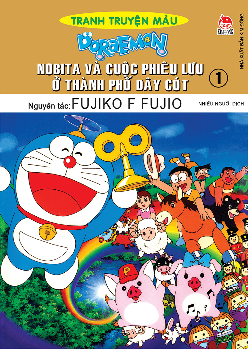 Doraemon - Tranh Truyện Màu - Nobita Và Cuộc Phiêu Lưu Ở Thành Phố Dây Cót - Tập 1 (Tái Bản 2023)