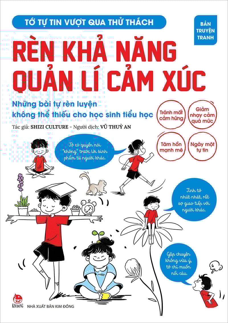 Tớ tự tin vượt qua thử thách - rèn khả năng quản lí cảm xúc - những bài tự rèn luyện không thể thiếu cho học sinh tiểu học
