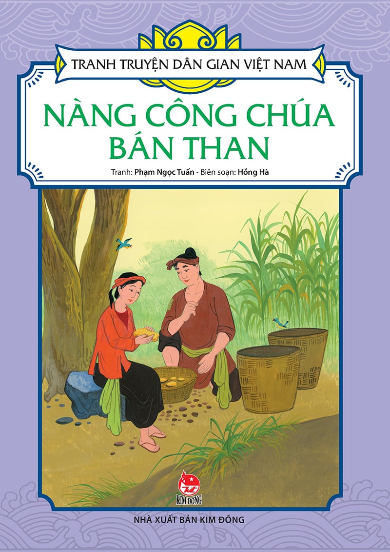 Tranh Truyện Dân Gian Việt Nam - Nàng Công Chúa Bán Than (Tái Bản 2024)