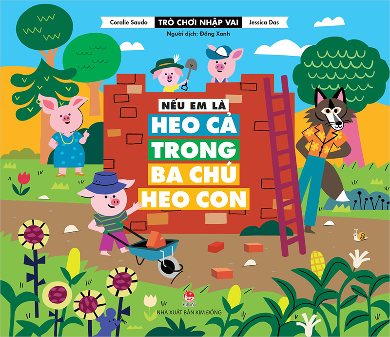 Trò chơi nhập vai - nếu em là heo cả trong ba chú heo con