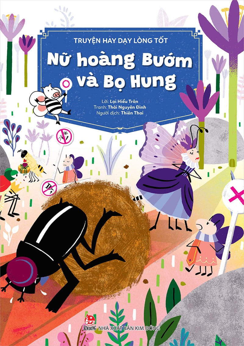 Truyện hay dạy lòng tốt - nữ hoàng bướm và bọ hung