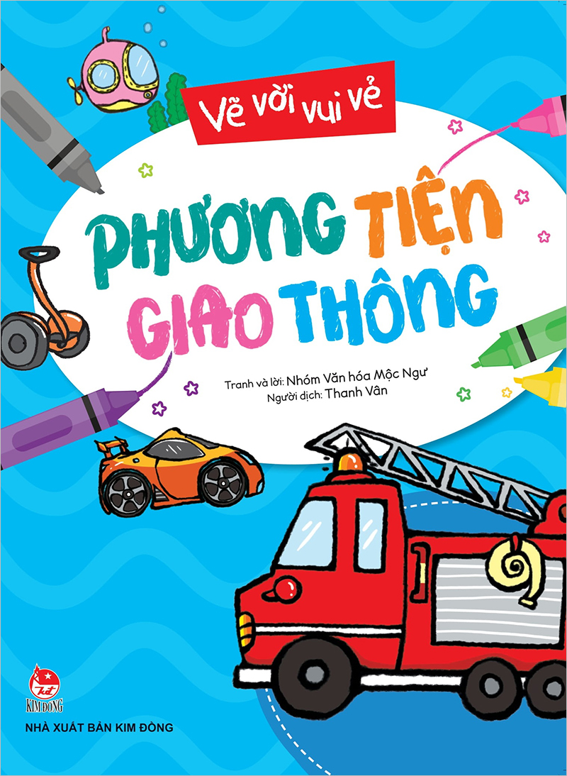 Vẽ vời vui vẻ - phương tiện giao thông