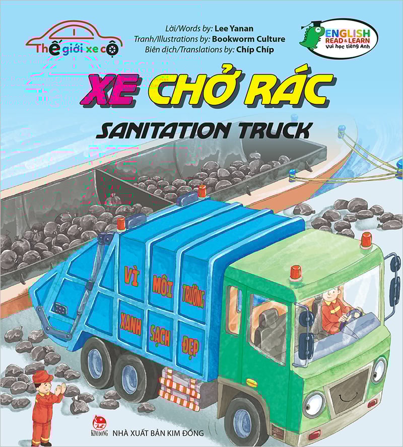 Thế giới xe cộ - xe chở rác - garbage truck