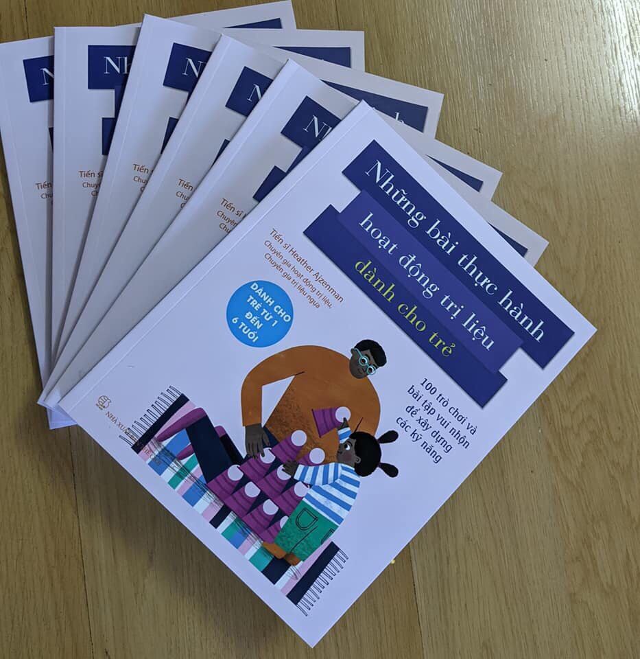 Sách những bài tập thực hành HĐ trị liệu cho bé