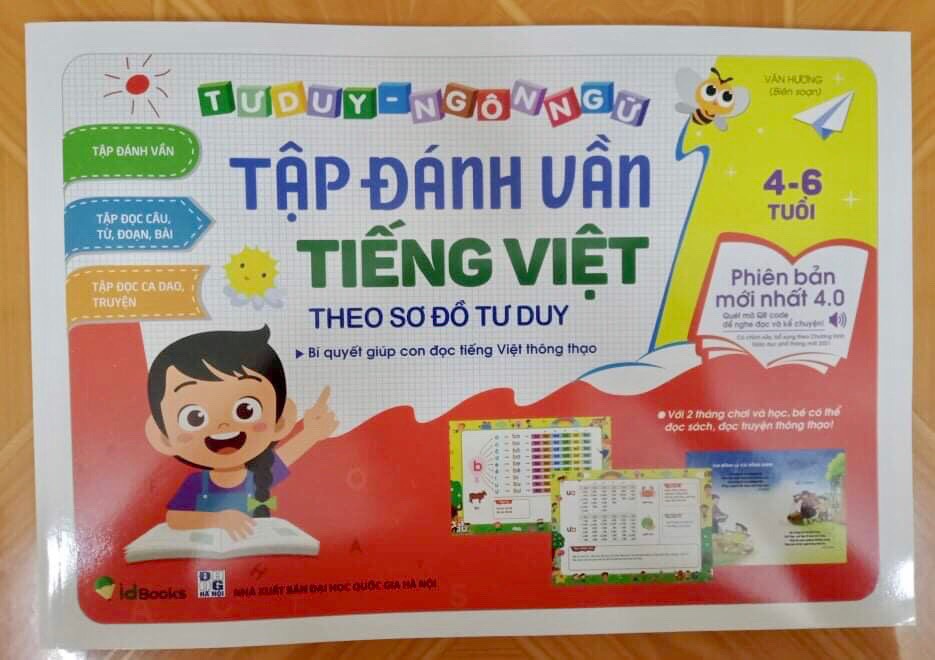 Sách tập đánh vần tiếng Việt