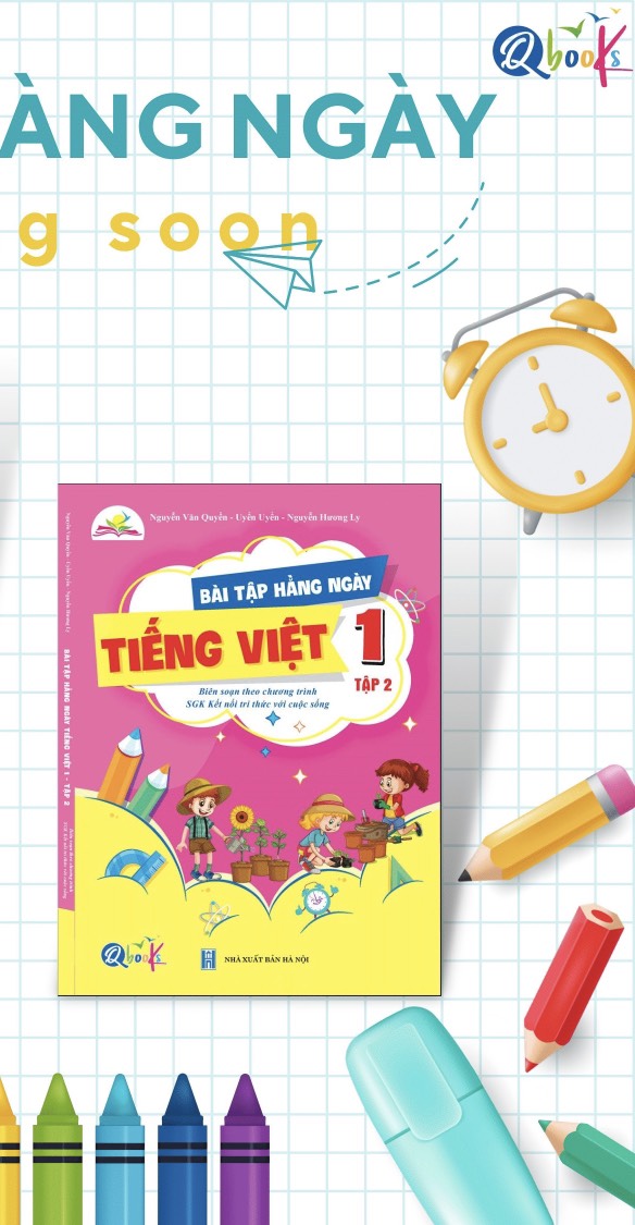 Bài tập hàng ngày Tiếng việt lớp 1 kết nối tri thức kỳ 2