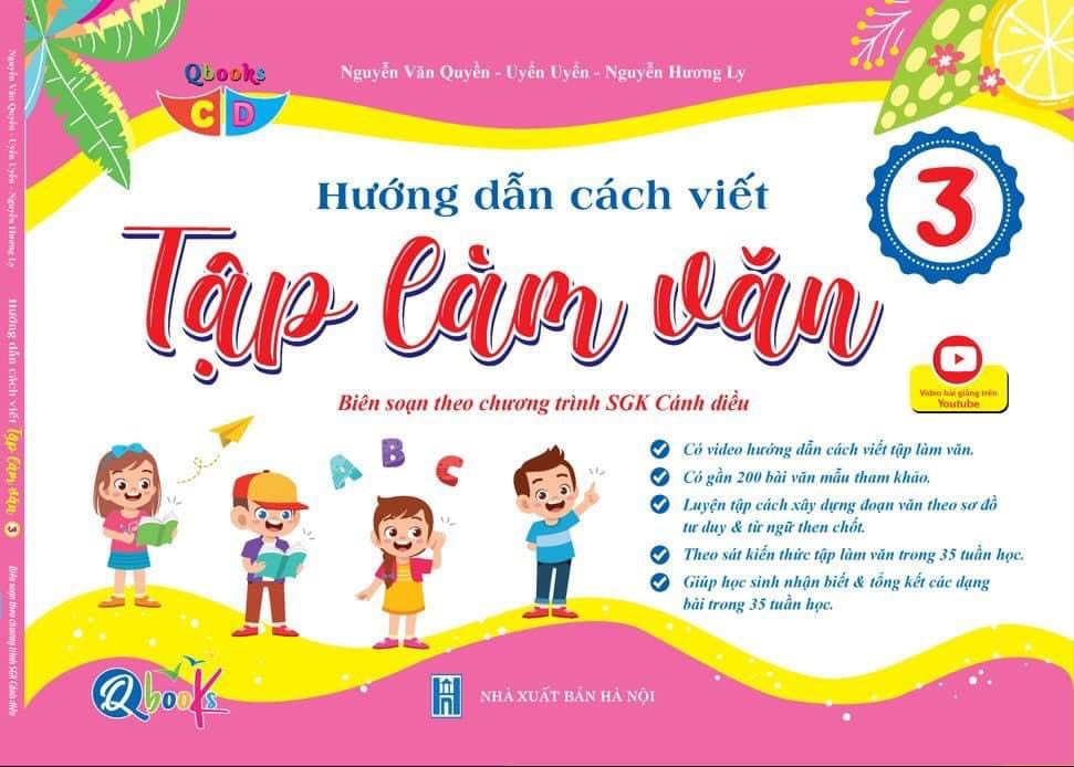 Sách hướng dẫn cách viết tập làm văn lớp 3 chương trình cánh diều