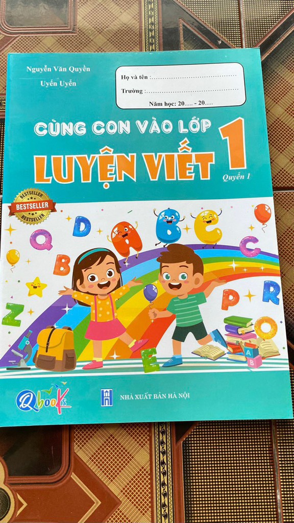 Cùng con vào lớp 1 luyện viết
