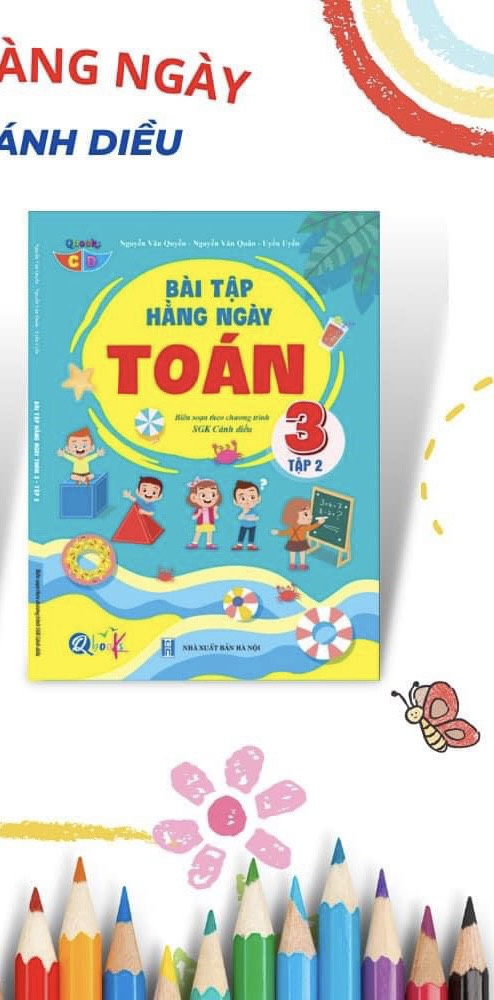 Bài tập hàng ngày Toán lớp 3 Cánh Diều kỳ 2
