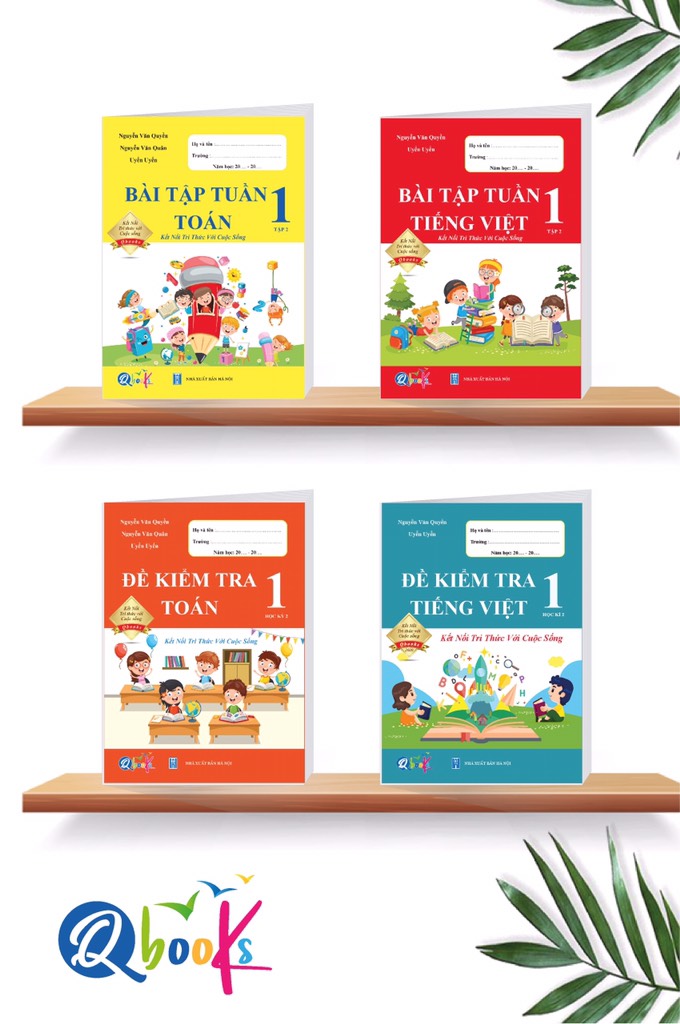 CB bài tập tuần và đề KT kỳ 2 lớp 1 kết nối tri thức