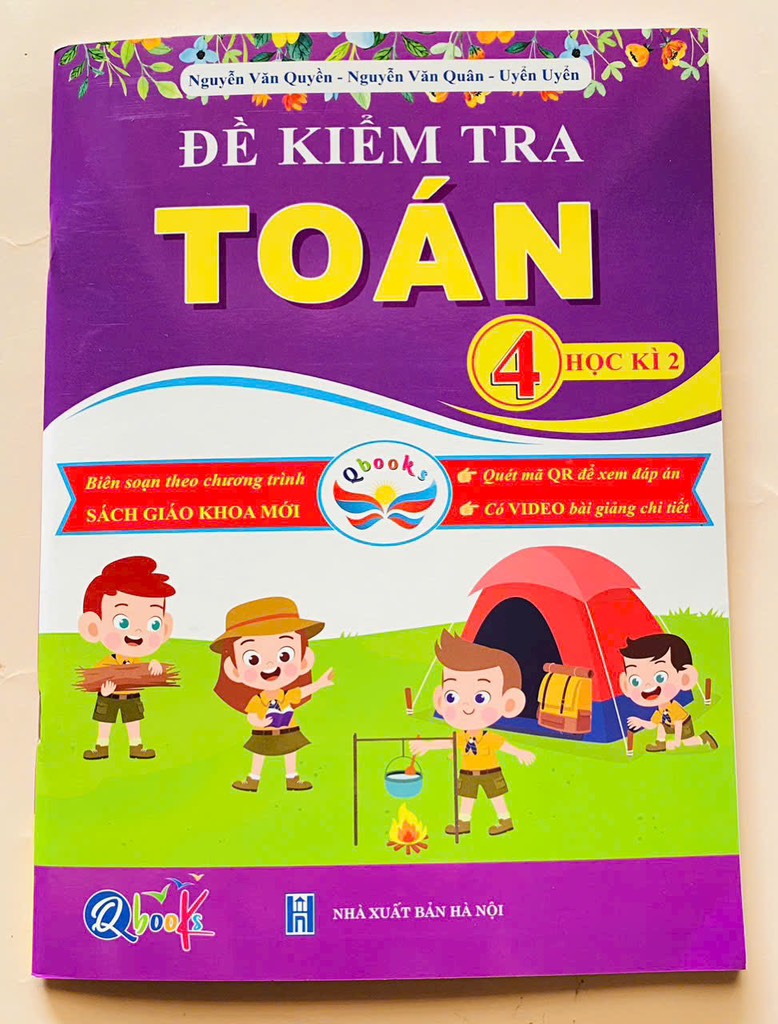 Đề kiểm tra toán kỳ 2 lớp 4 cánh diều