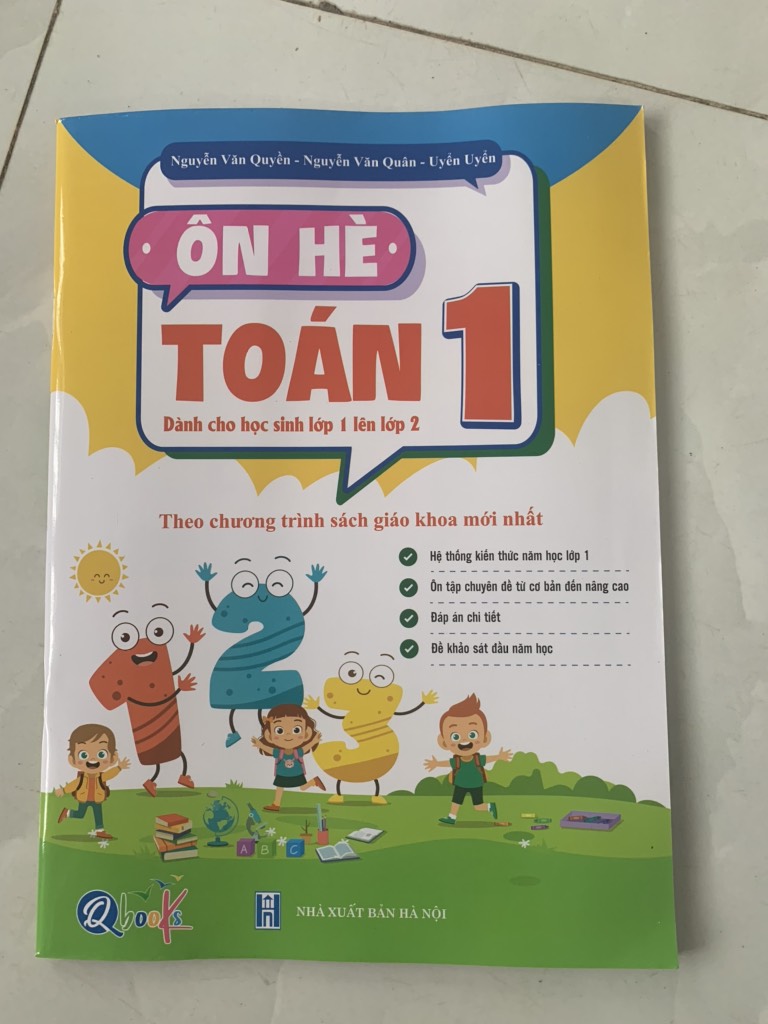 Toán ôn hè lớp 1 lên 2