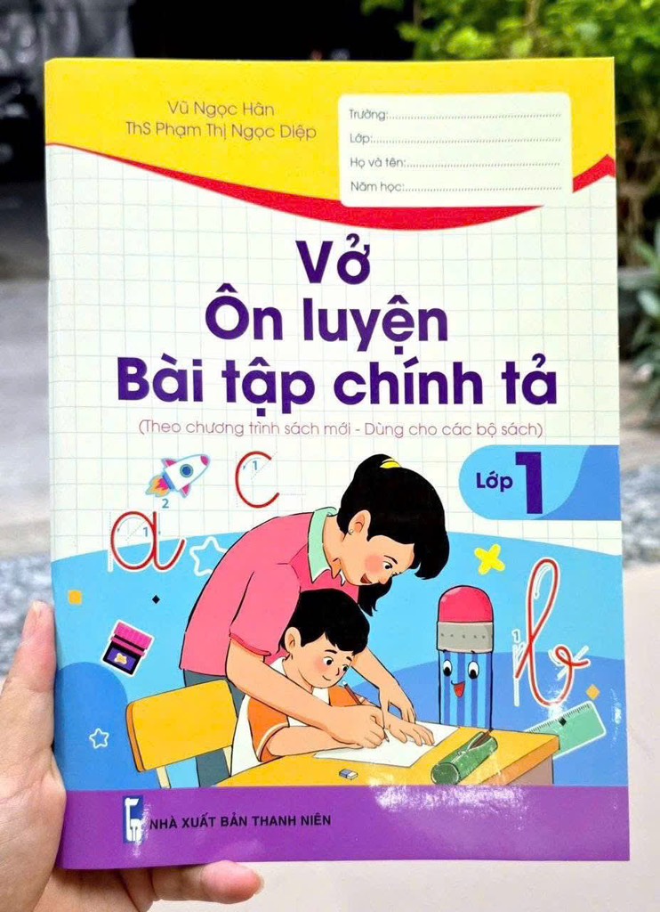 Vở chính tả lớp 1-2