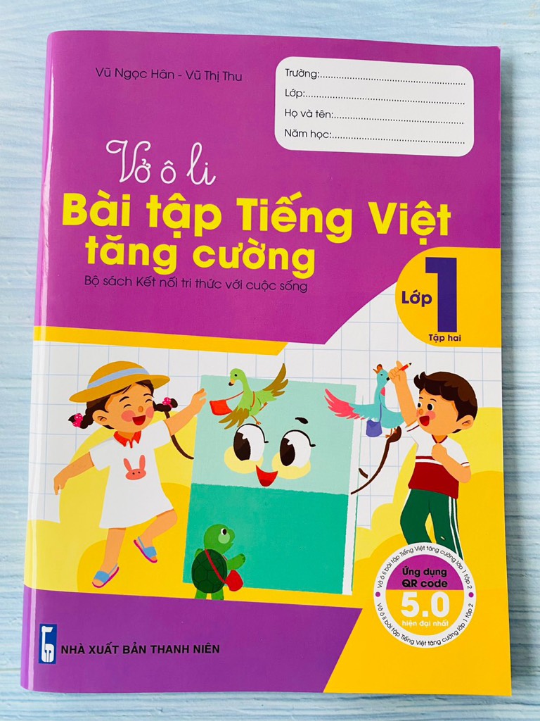 BT Tiếng Việt tăng cường lớp 1 kết nối tri thức tập 2