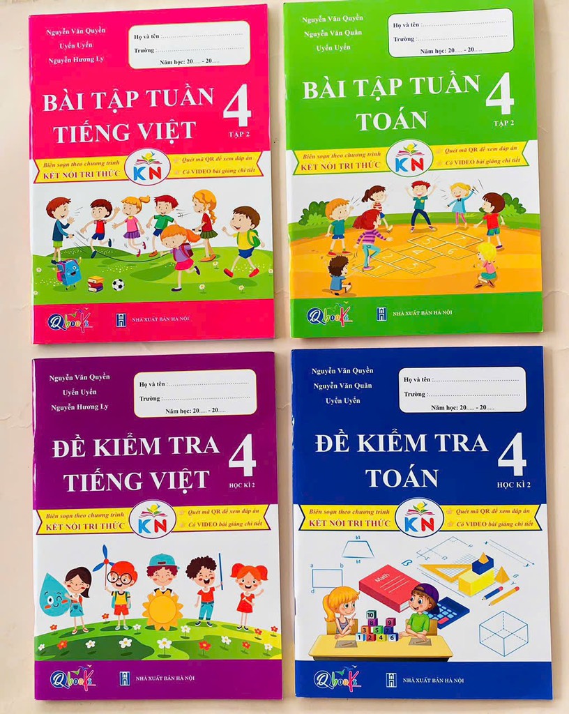 CB bài tập tuần và đề KT kỳ 2 lớp 4 kết nối