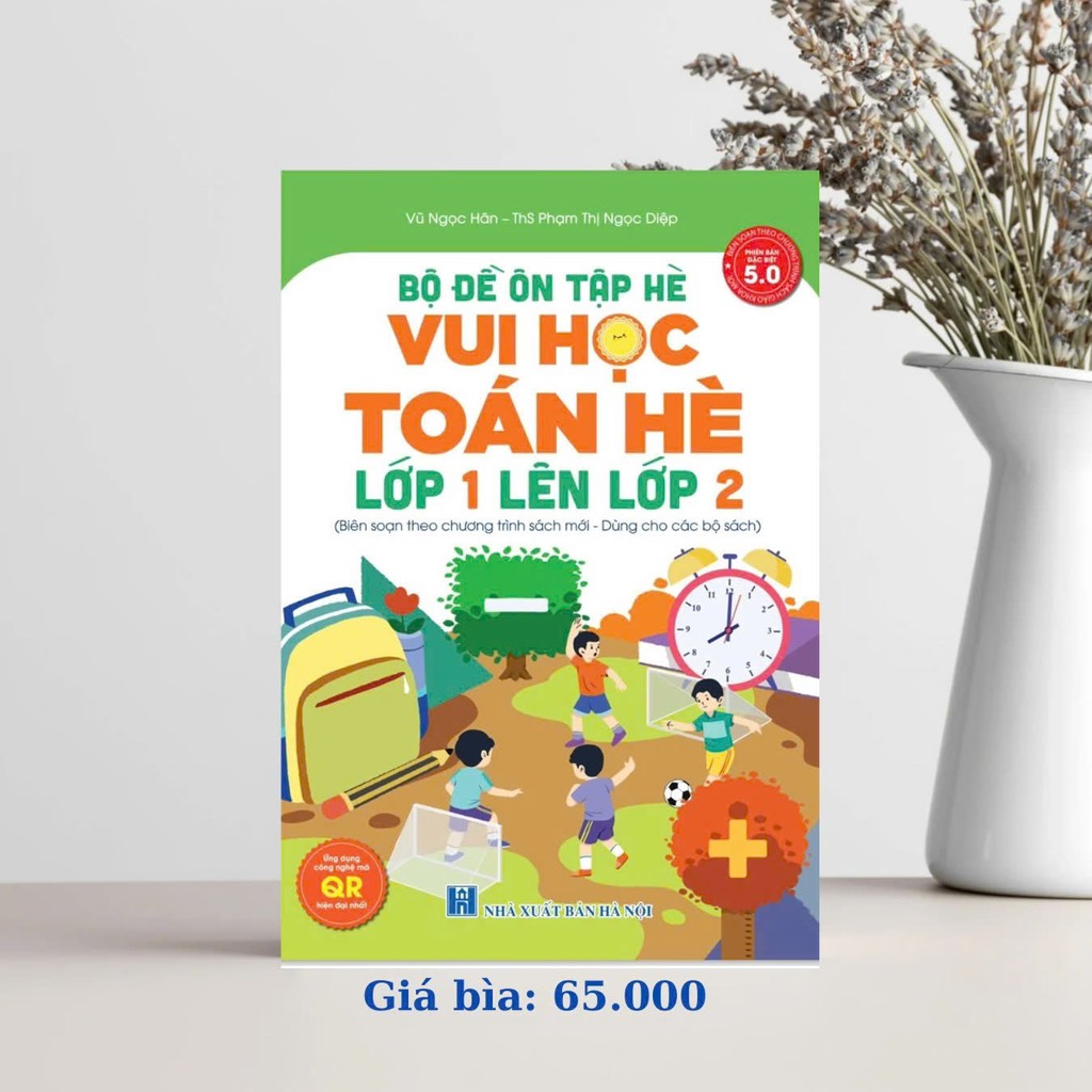 Sách ôn tập hè toán lớp 1 lên lớp 2