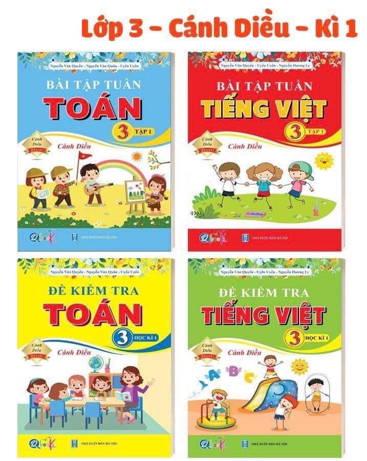 CB bài tập tuần và đề KT kỳ 1 lớp 3 Cánh Diều