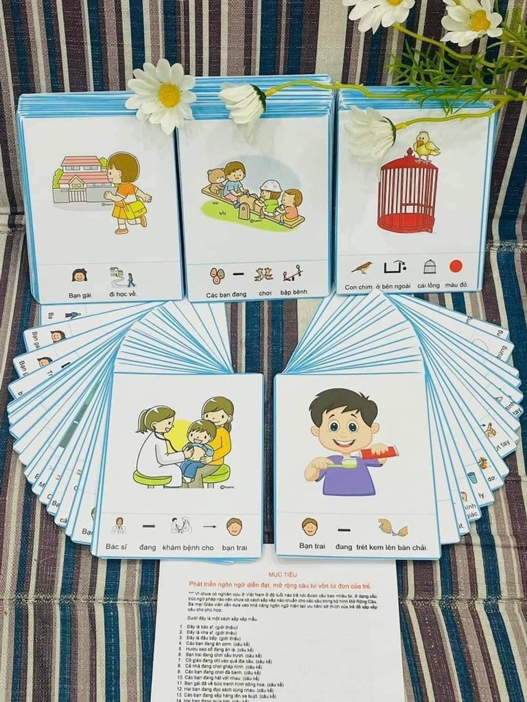 Bộ 200 thẻ mở rộng câu hoàn chỉnh