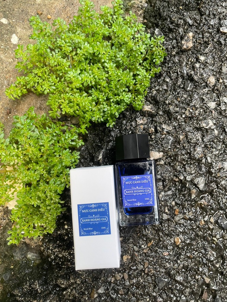 Lọ mực nước bút Cánh Diều màu xanh