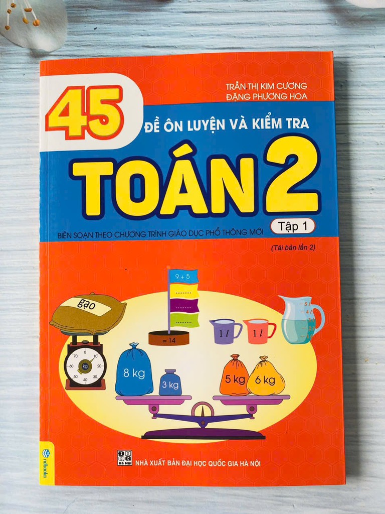45 Đề ôn luyện và kiểm tra toán lớp 2 tập 1