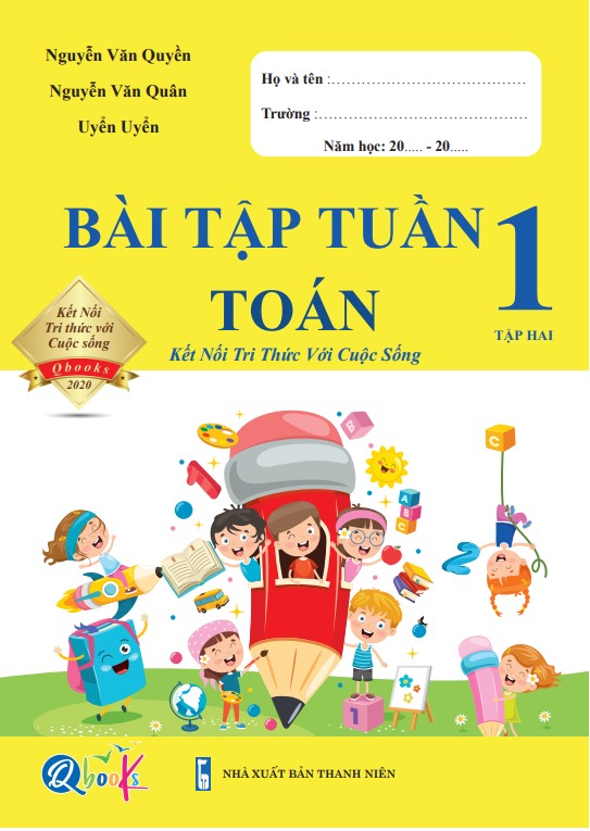 Bài tập tuần Toán kỳ 2 lớp 1 kết nối tri thức
