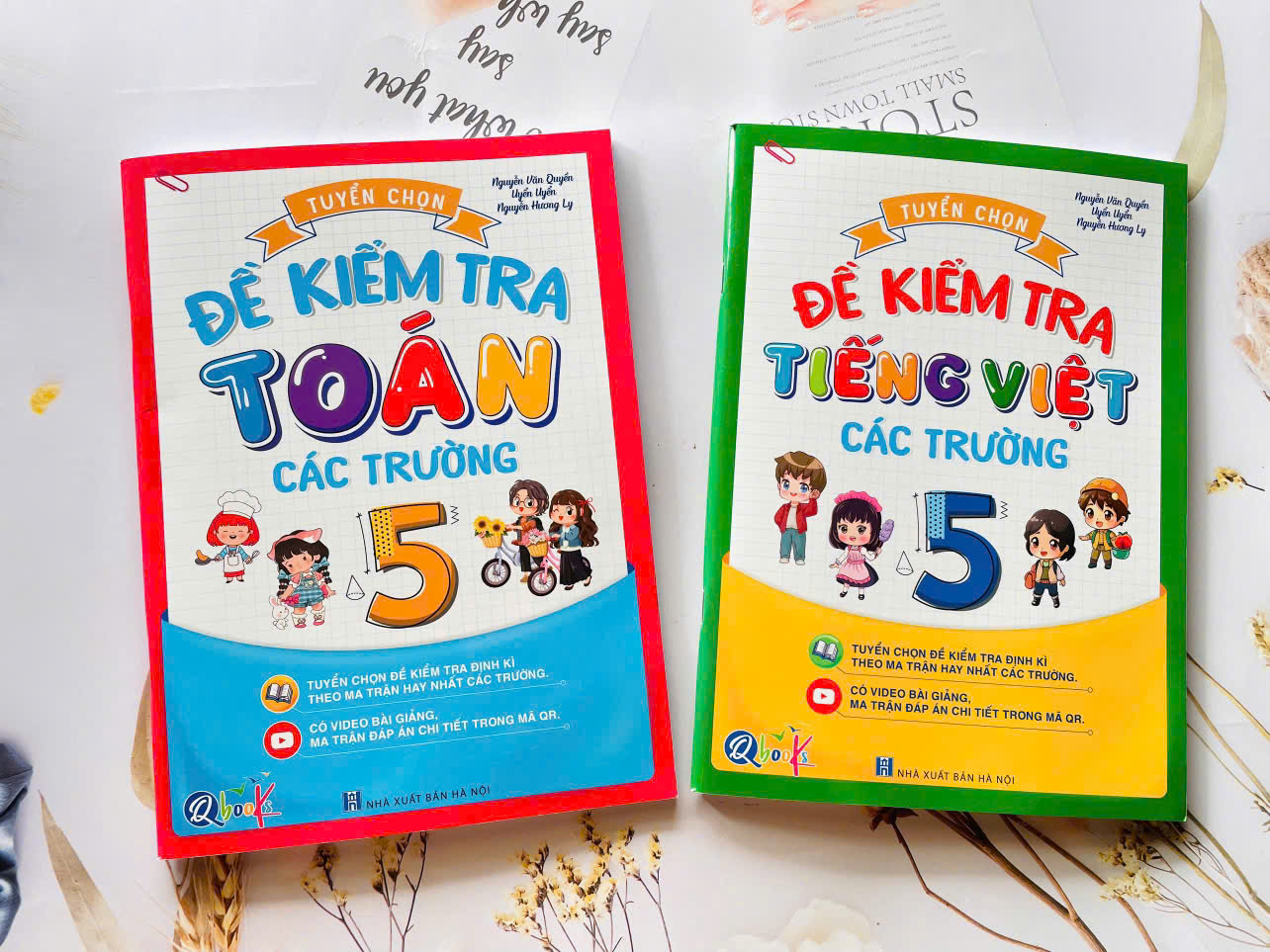 CB đề kiểm tra toán và tiếng việt các trường lớp 5