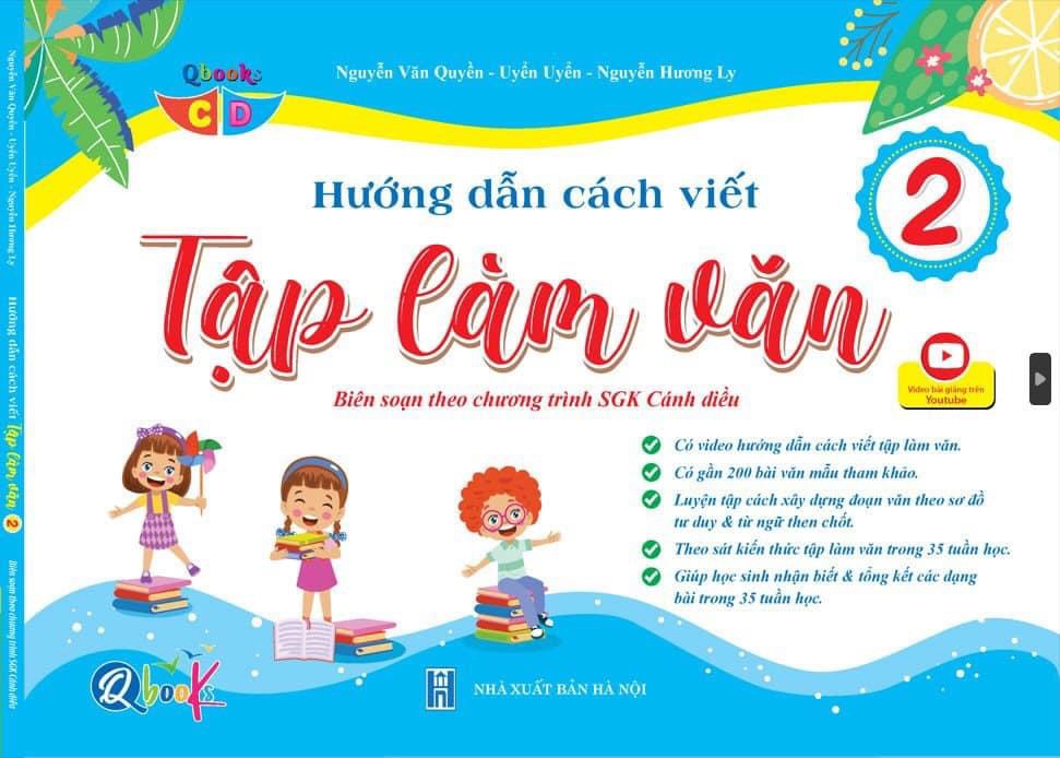 Sách hướng dẫn cách viết tập làm văn lớp 2 chương trình cánh diều