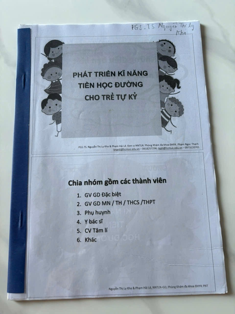 Phát triển kỹ năng tiền học đường cho trẻ tự kỷ