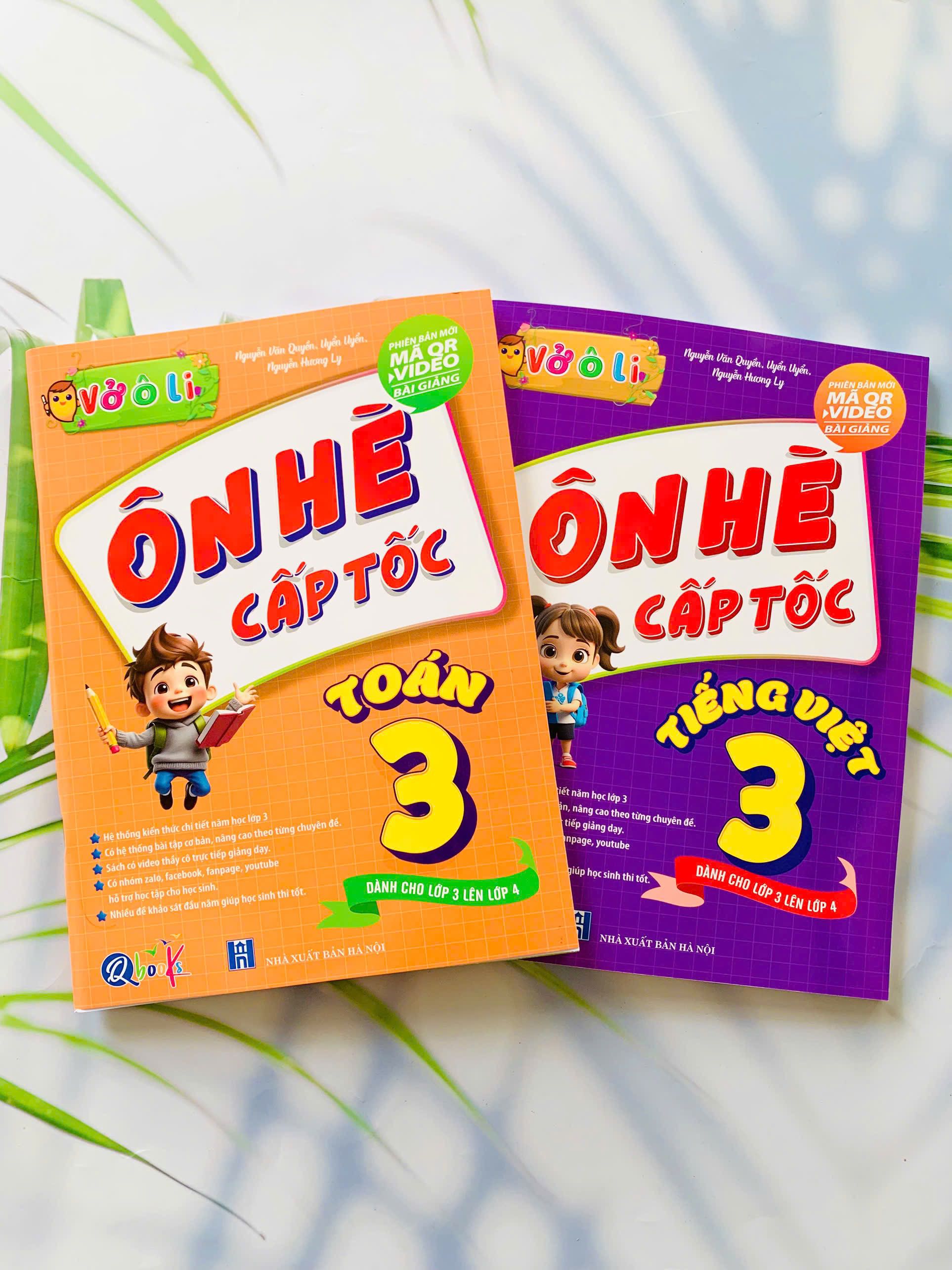 CB ôn hè cấp tốc toán và tiếng việt lớp 3 lên 4