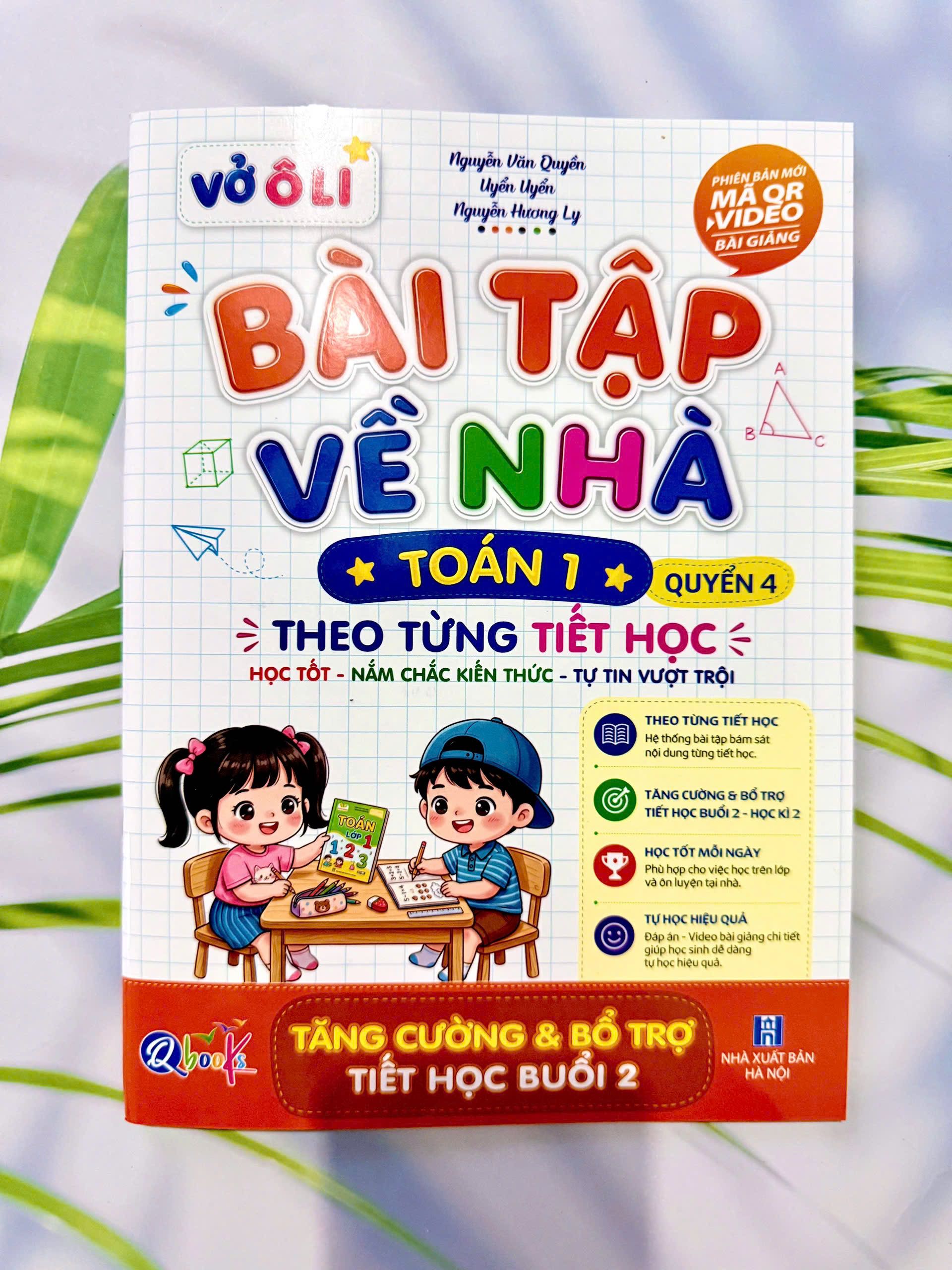 Bài tập về nhà toán lớp 1 quyển 4