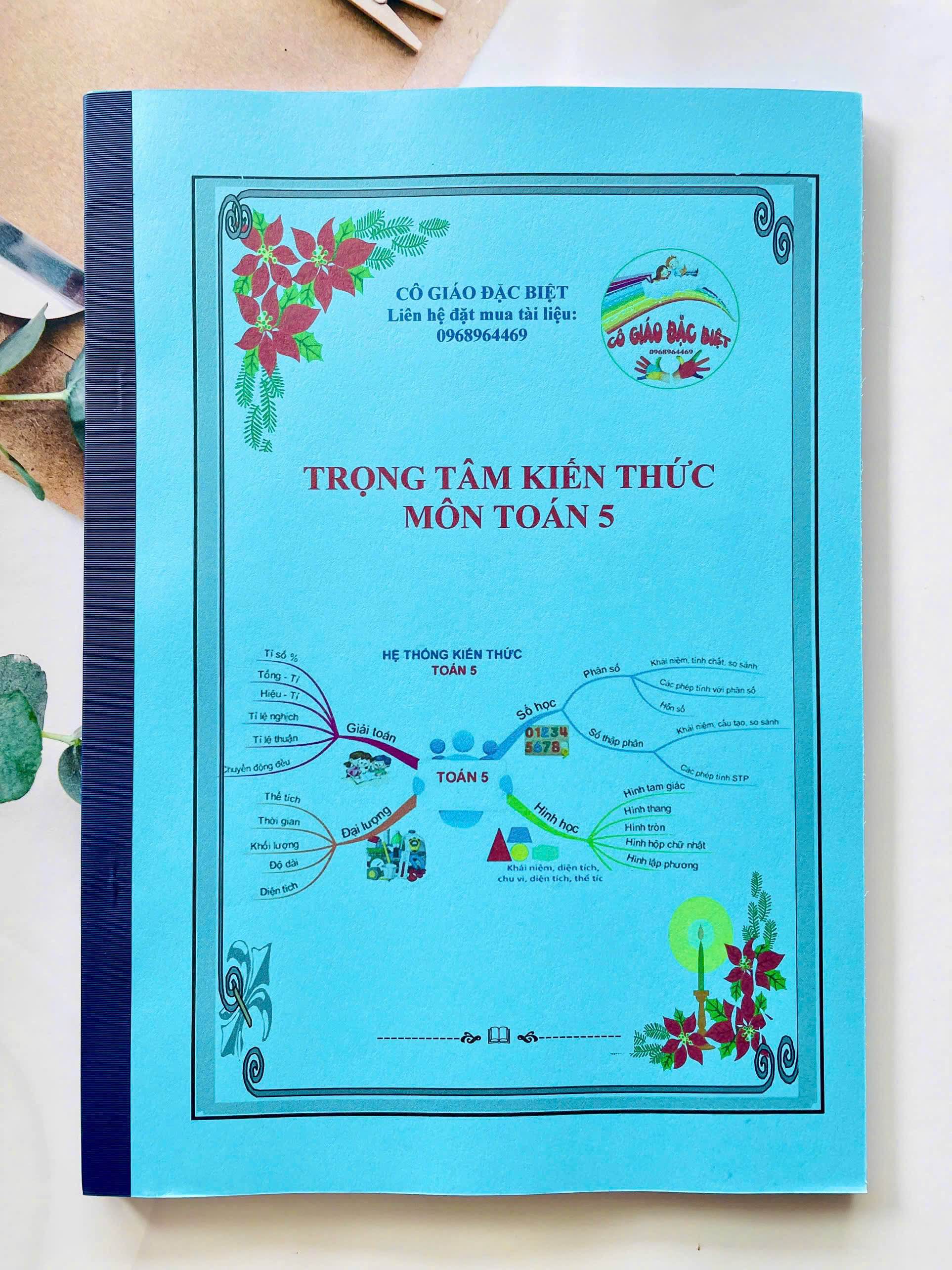Trọng tâm kiến thức Toán lớp 5