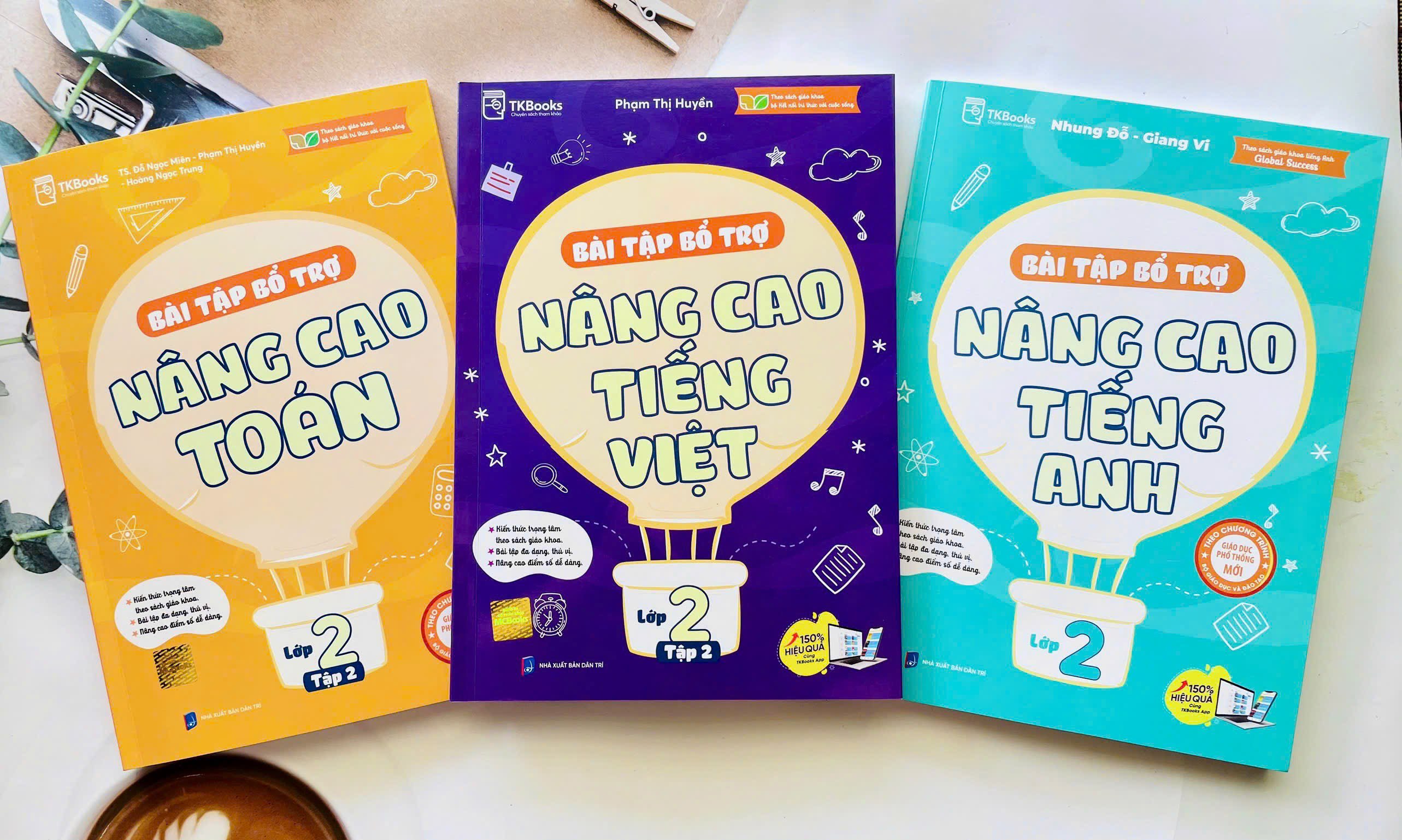 CB 3q nâng cao toán - tiếng việt - tiếng anh lớp 2 tập 2