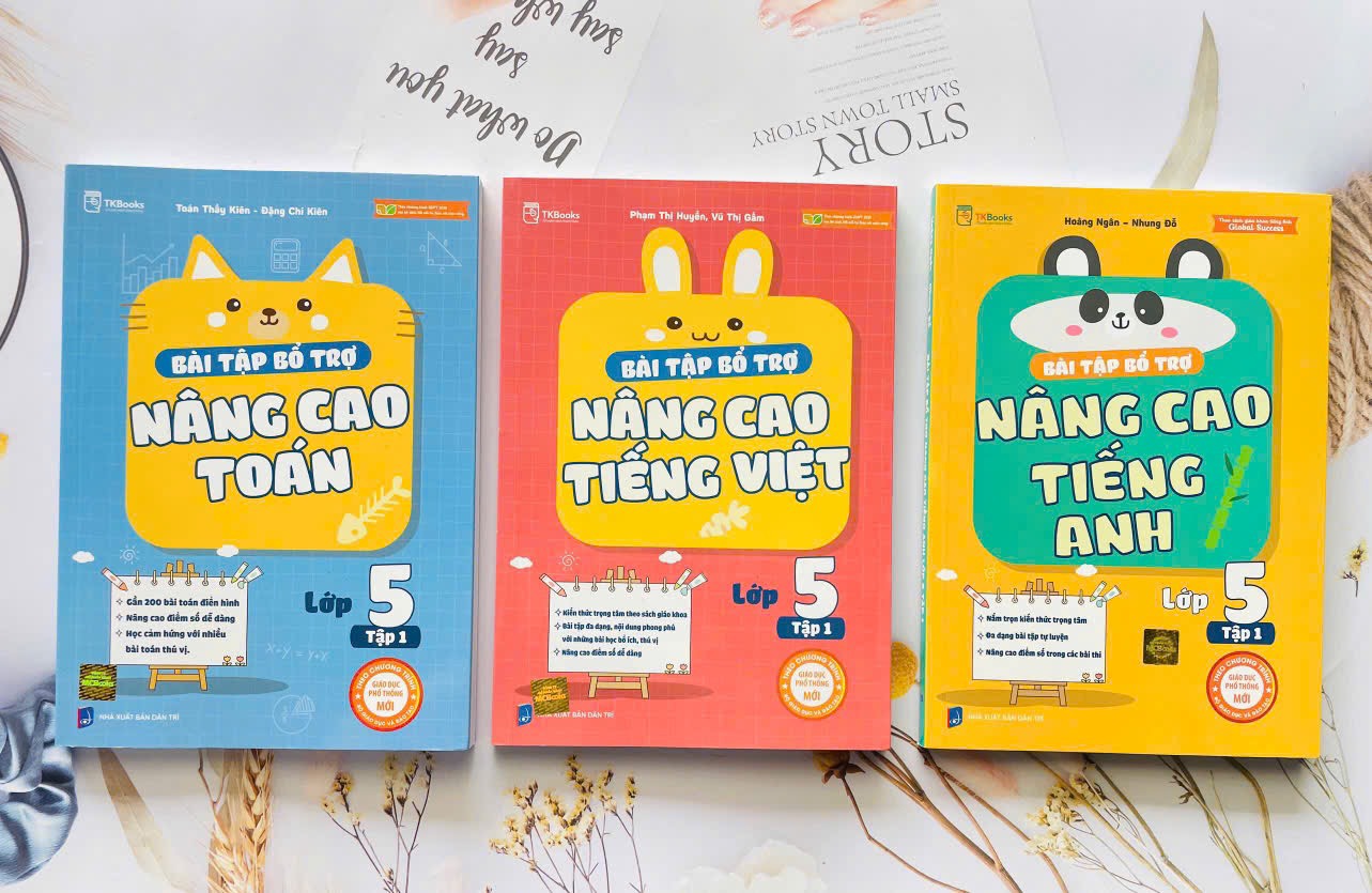 CB 3q nâng cao toán - tiếng việt - tiếng anh lớp 5 tập 1