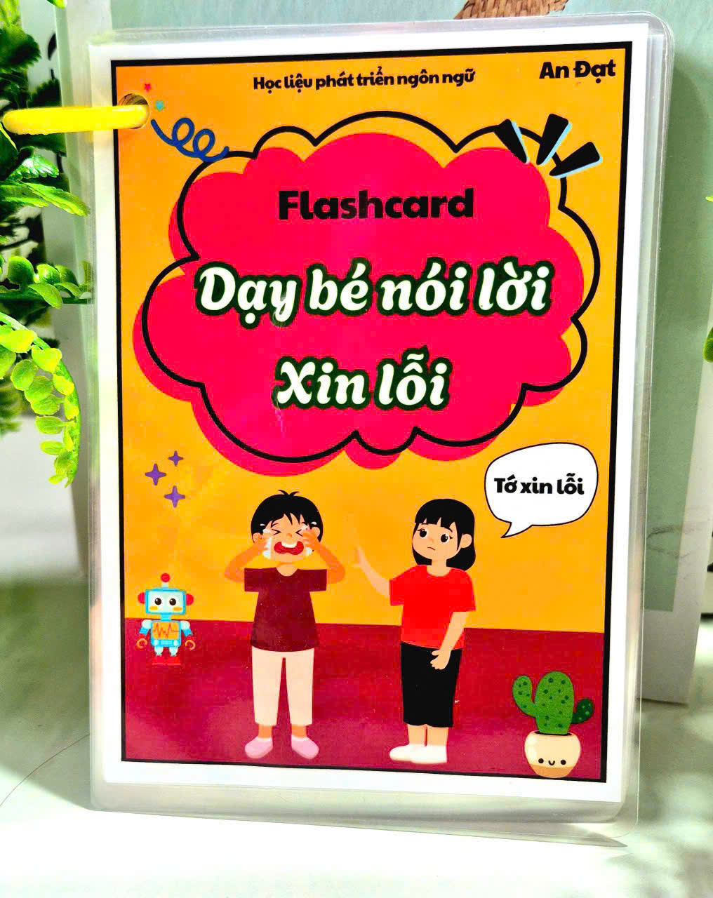 Flashcard dạy bé nói lời xin lỗi