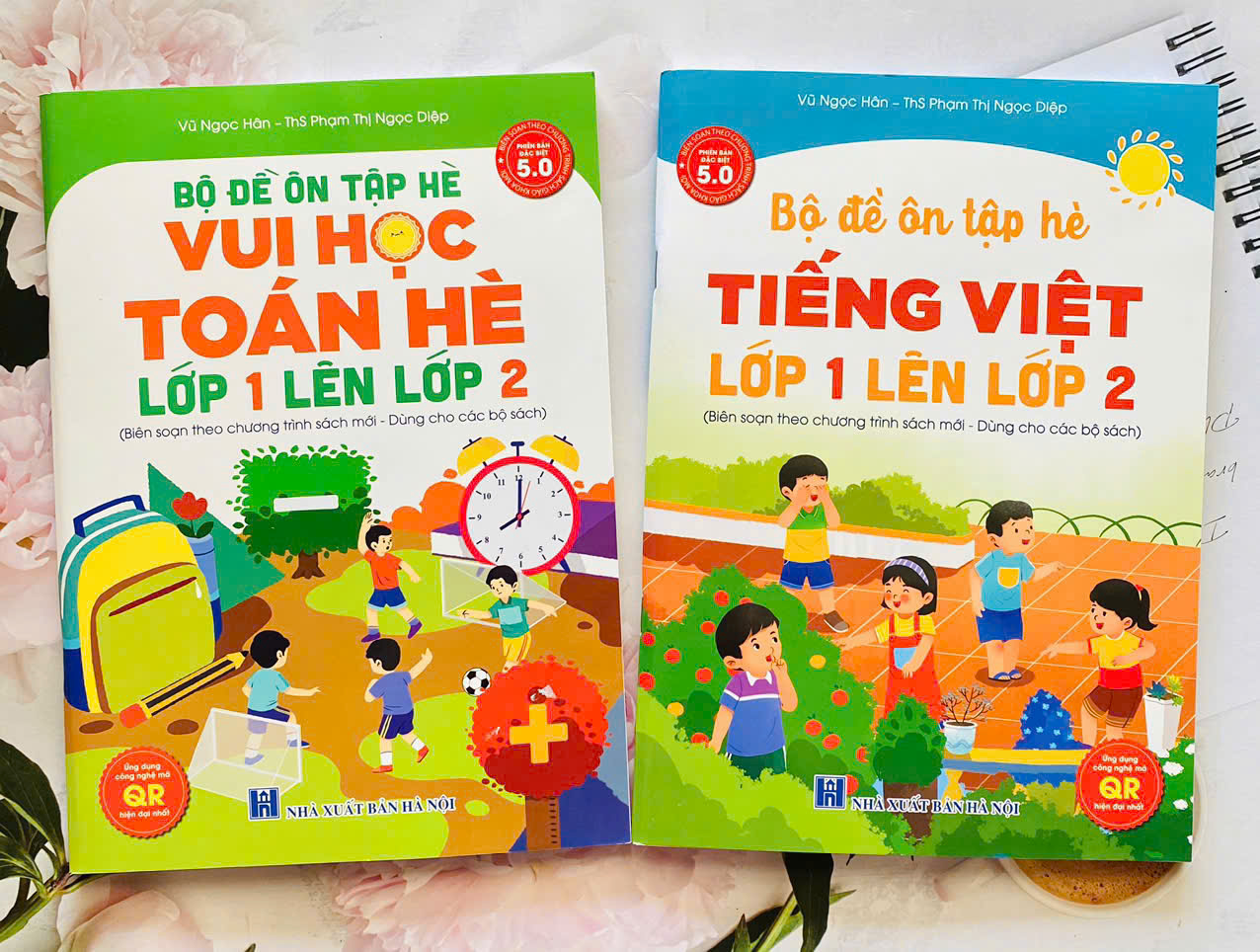 CB 2q ôn hè toán + tiếng việt lớp 1 lên 2