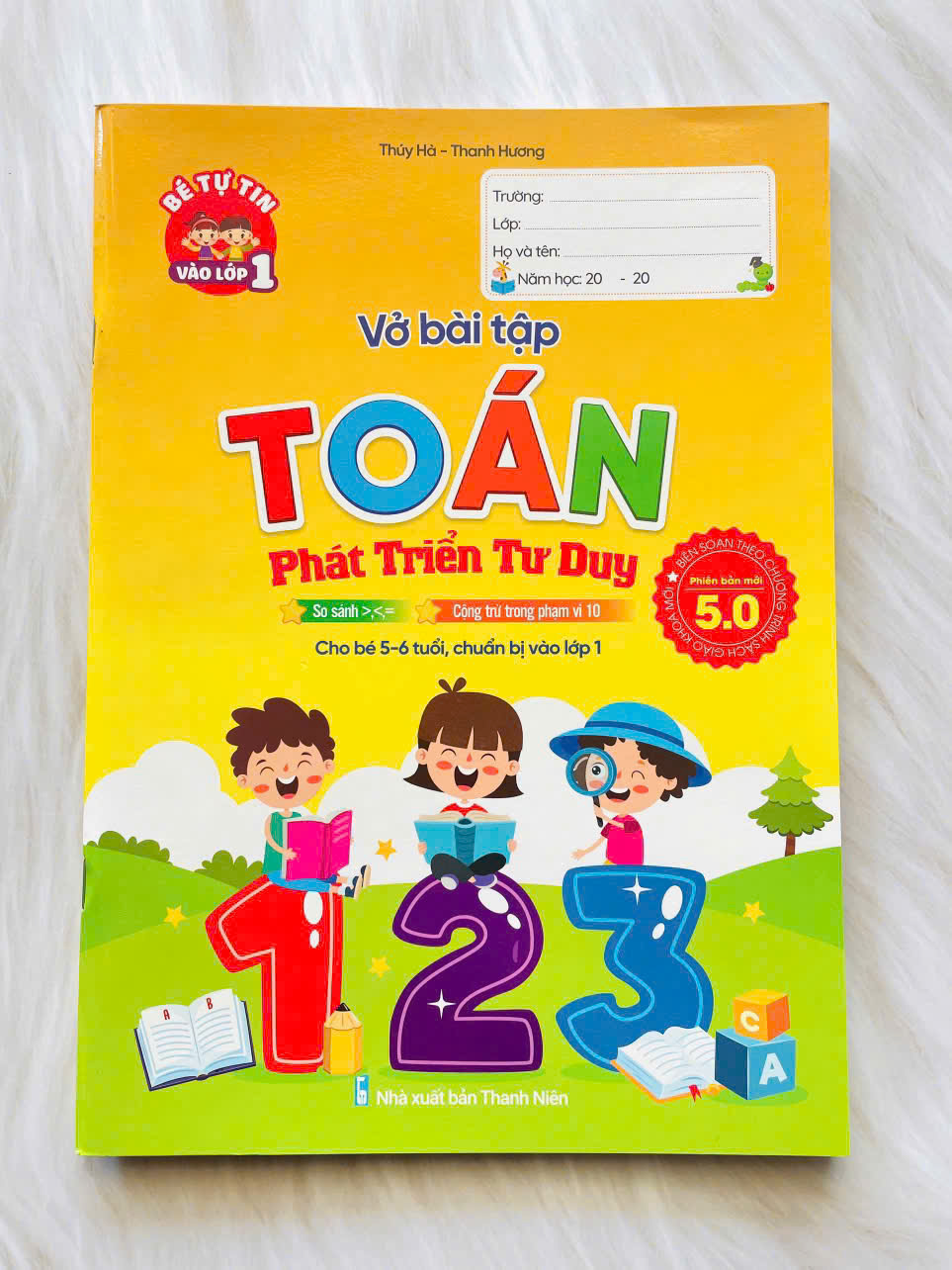 Vở BT Toán phát triển tư duy cho bé vào lớp 1