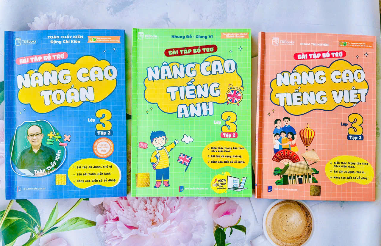 CB 3q nâng cao toán - tiếng việt - tiếng anh lớp 3 tập 2