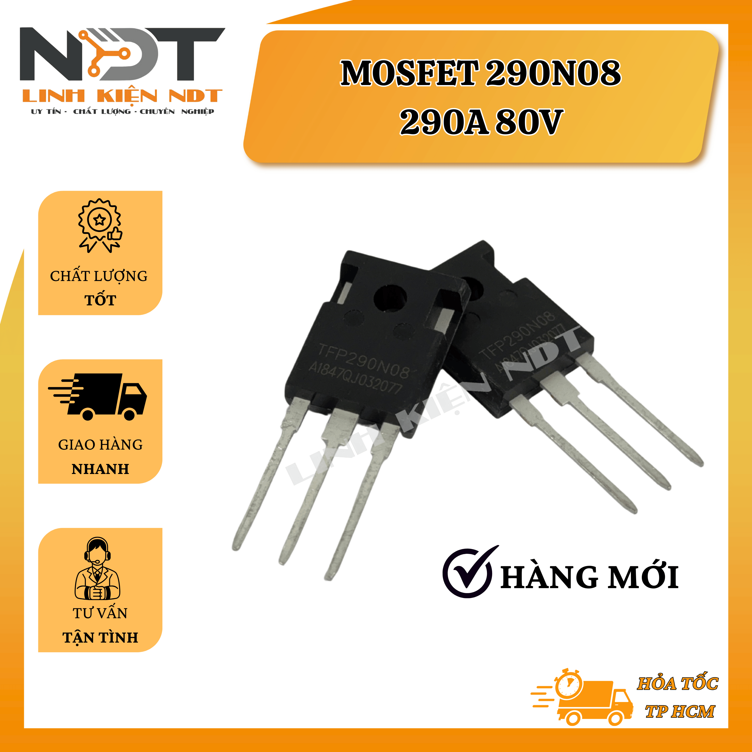 Mosfet 290N08 Hàng Mới 290A 80V - Linh Kiện NDT