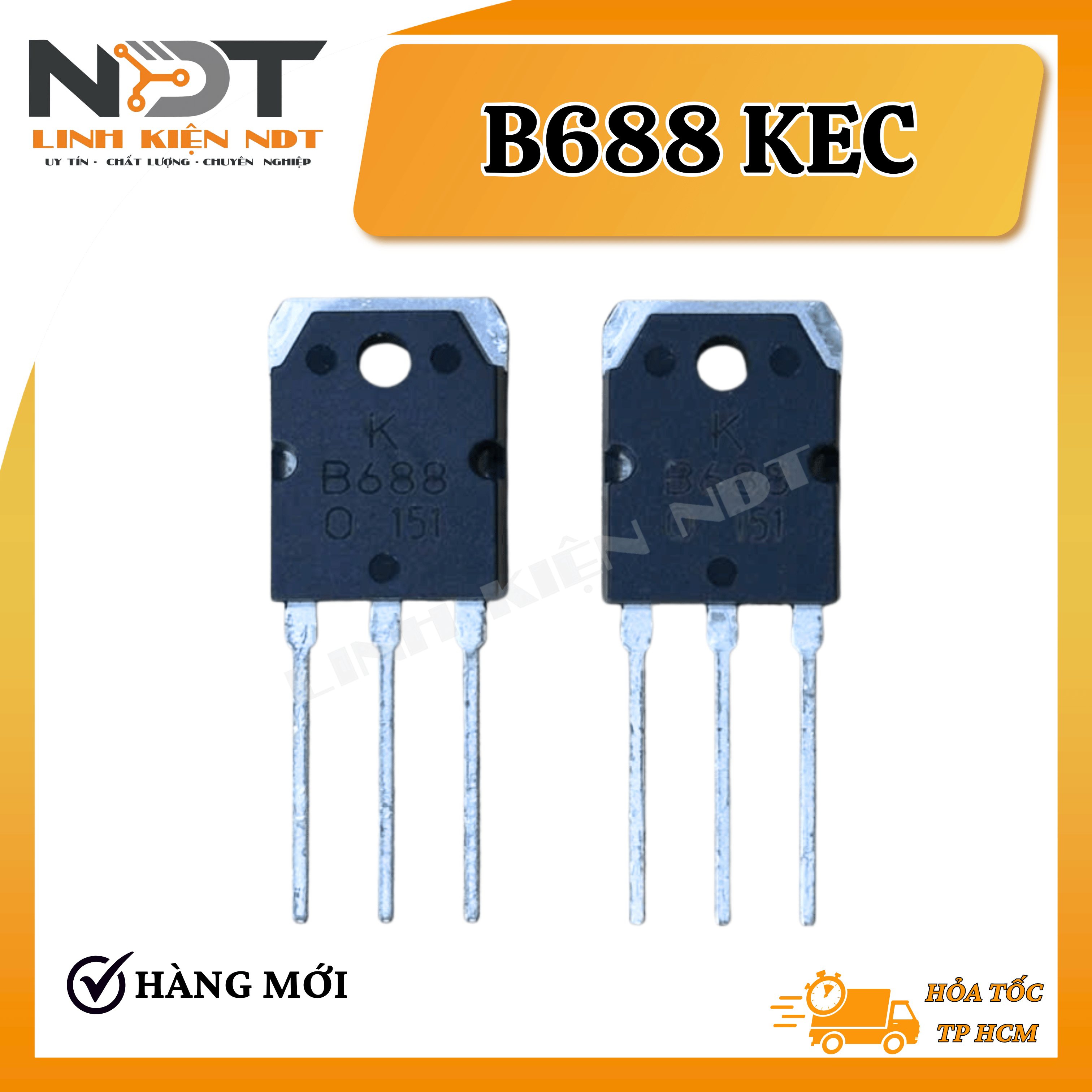 B688 Lưng Đồng Mạ Niken - Linh Kiện NDT