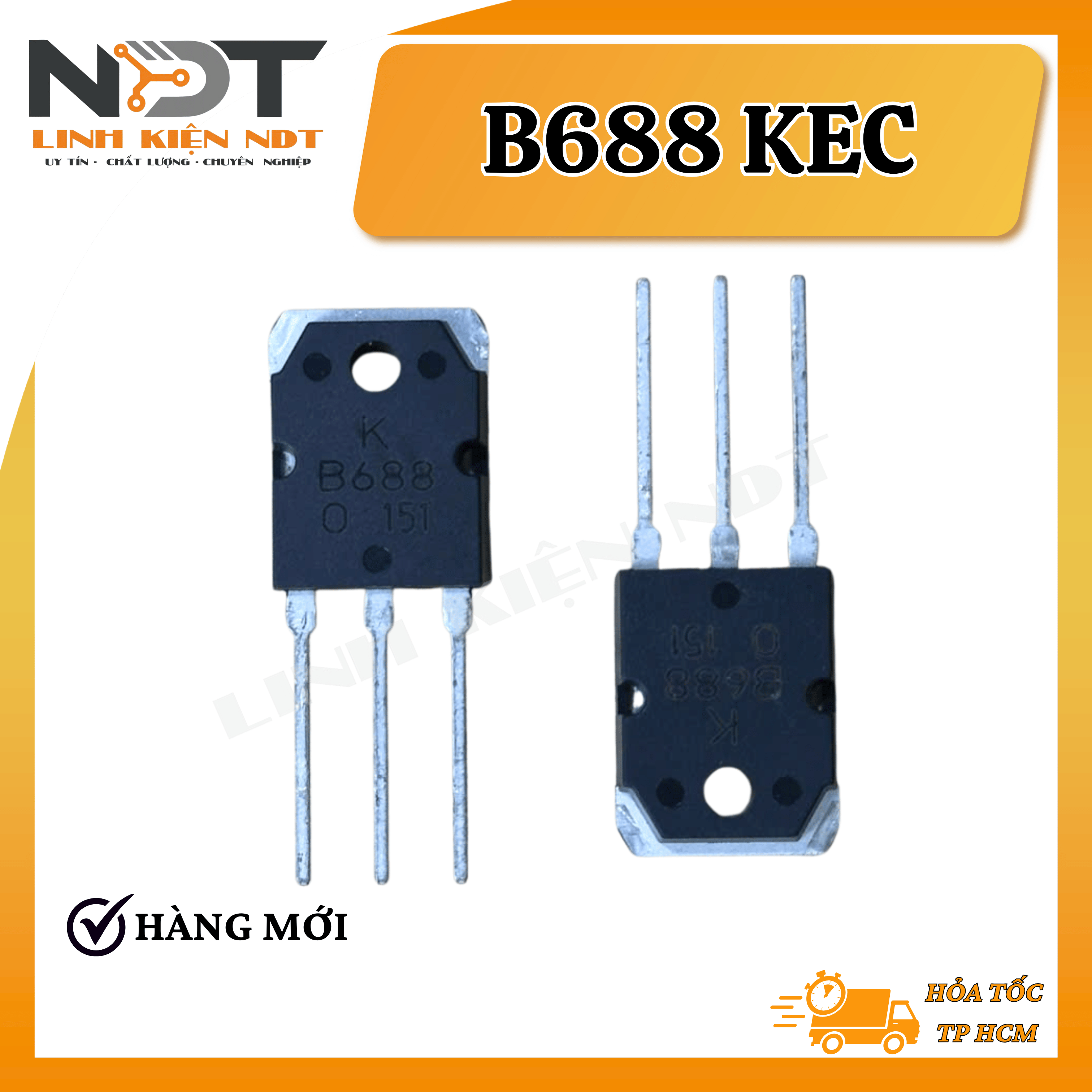 B688 Lưng Đồng Mạ Niken - Linh Kiện NDT