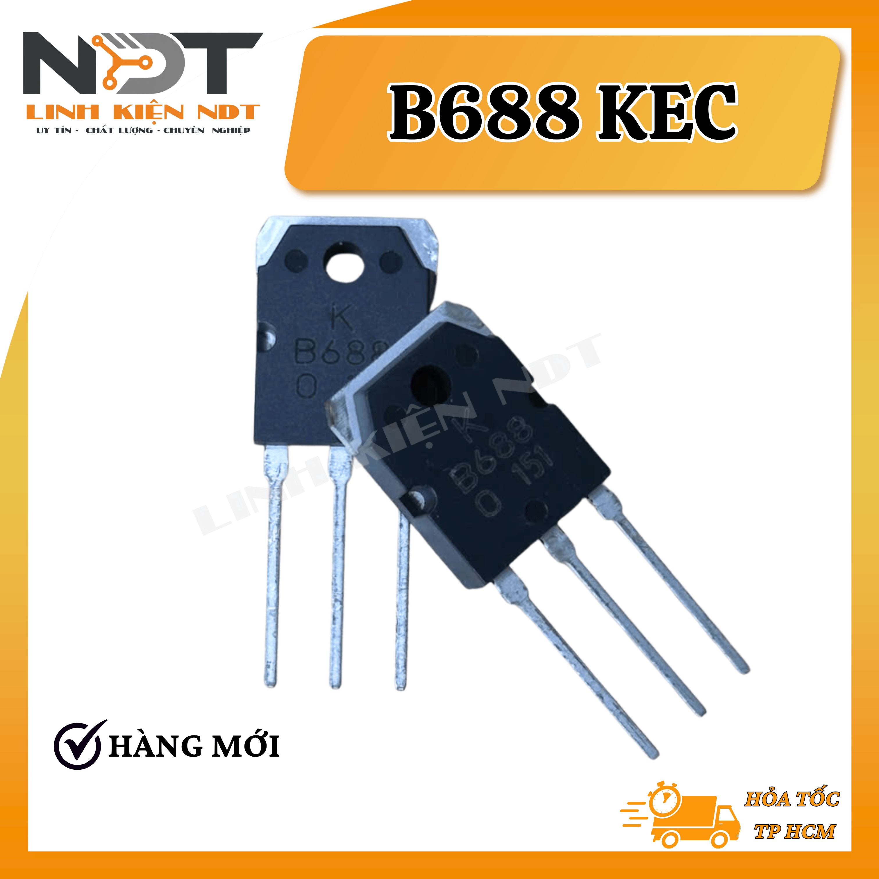 B688 Lưng Đồng Mạ Niken - Linh Kiện NDT