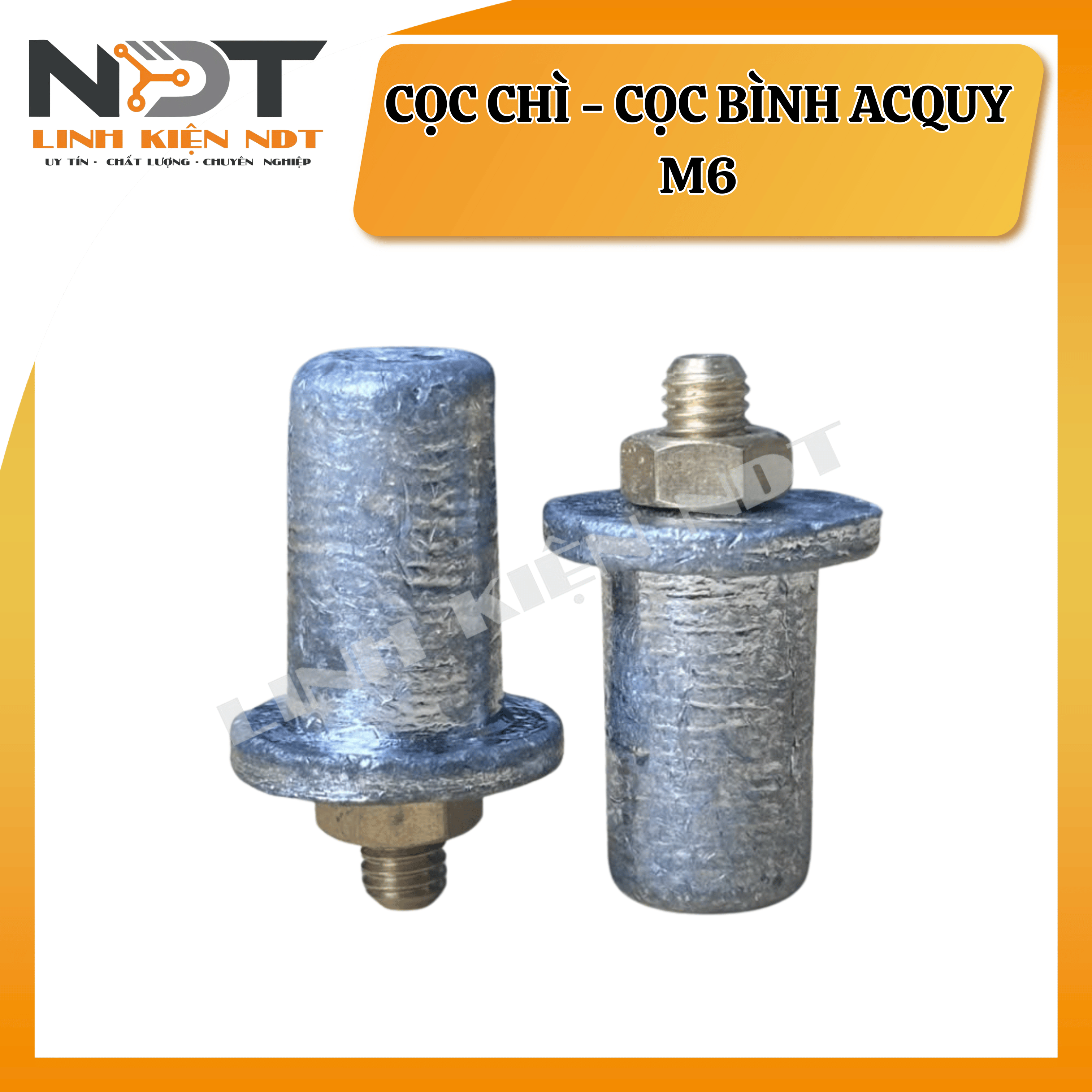 Cọc Chì M6 - Cọc Bình Ắc Quy - Linh Kiện NDT