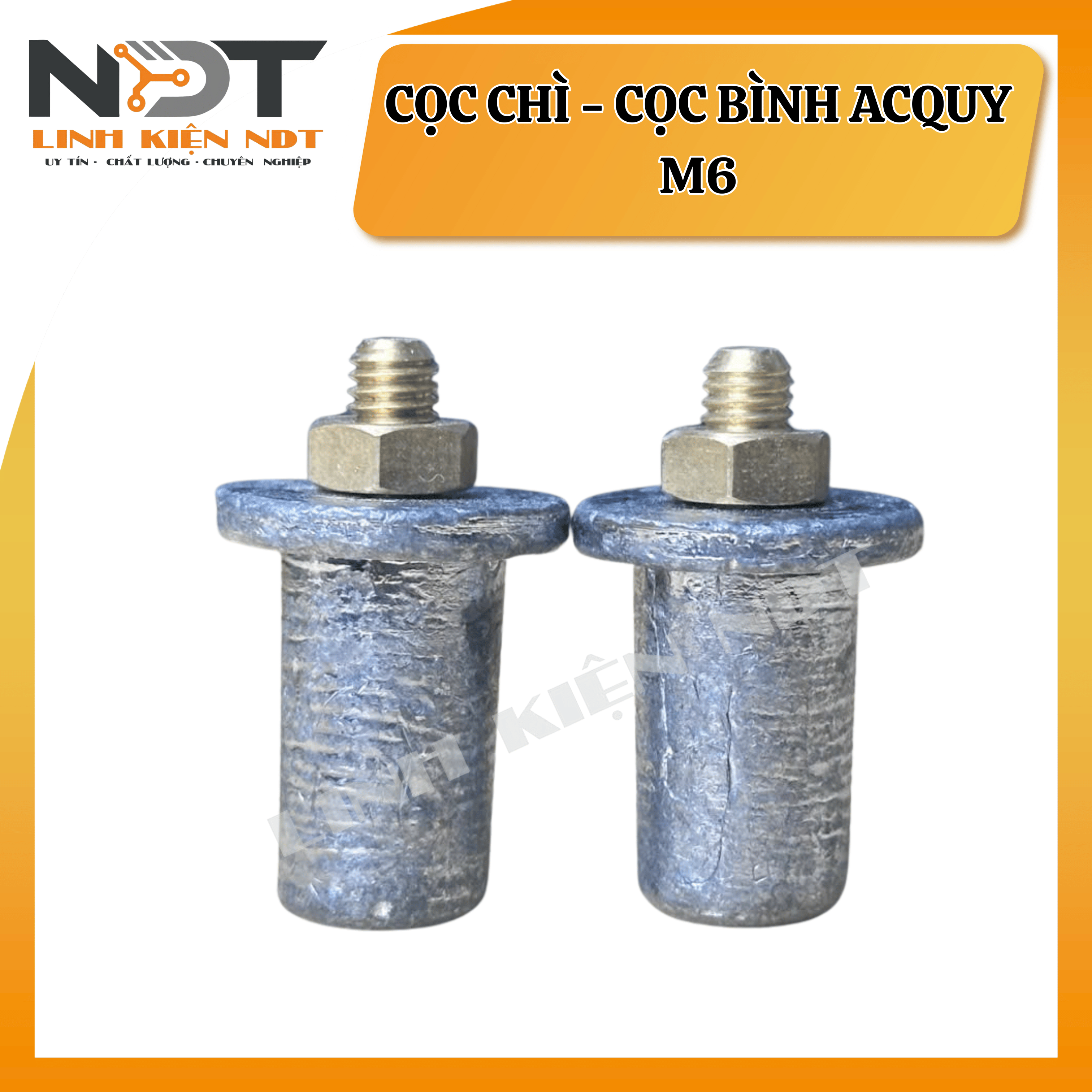 Cọc Chì M6 - Cọc Bình Ắc Quy - Linh Kiện NDT