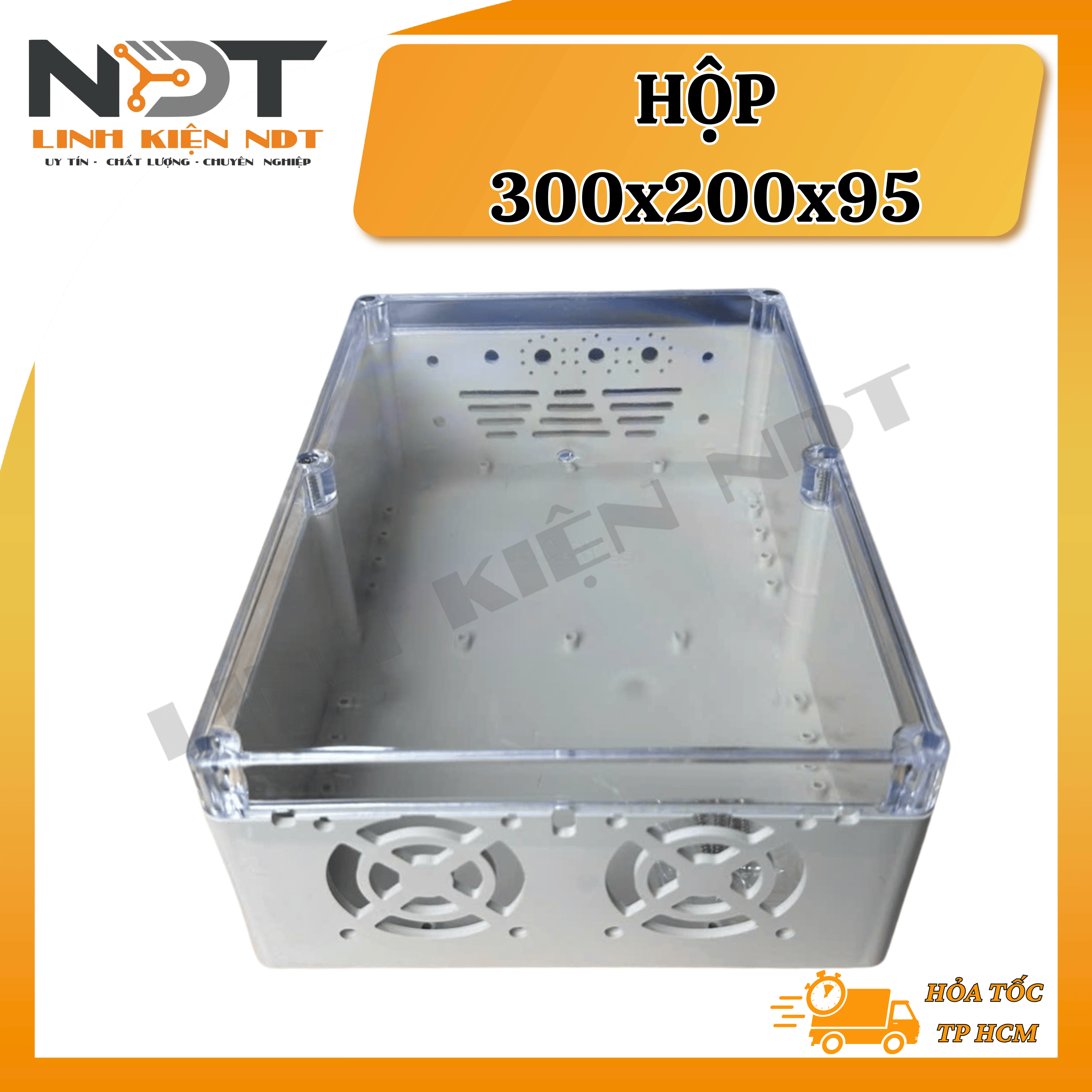 Hộp Nhựa 300x200x95 CNC 2 Đầu Vy Anh