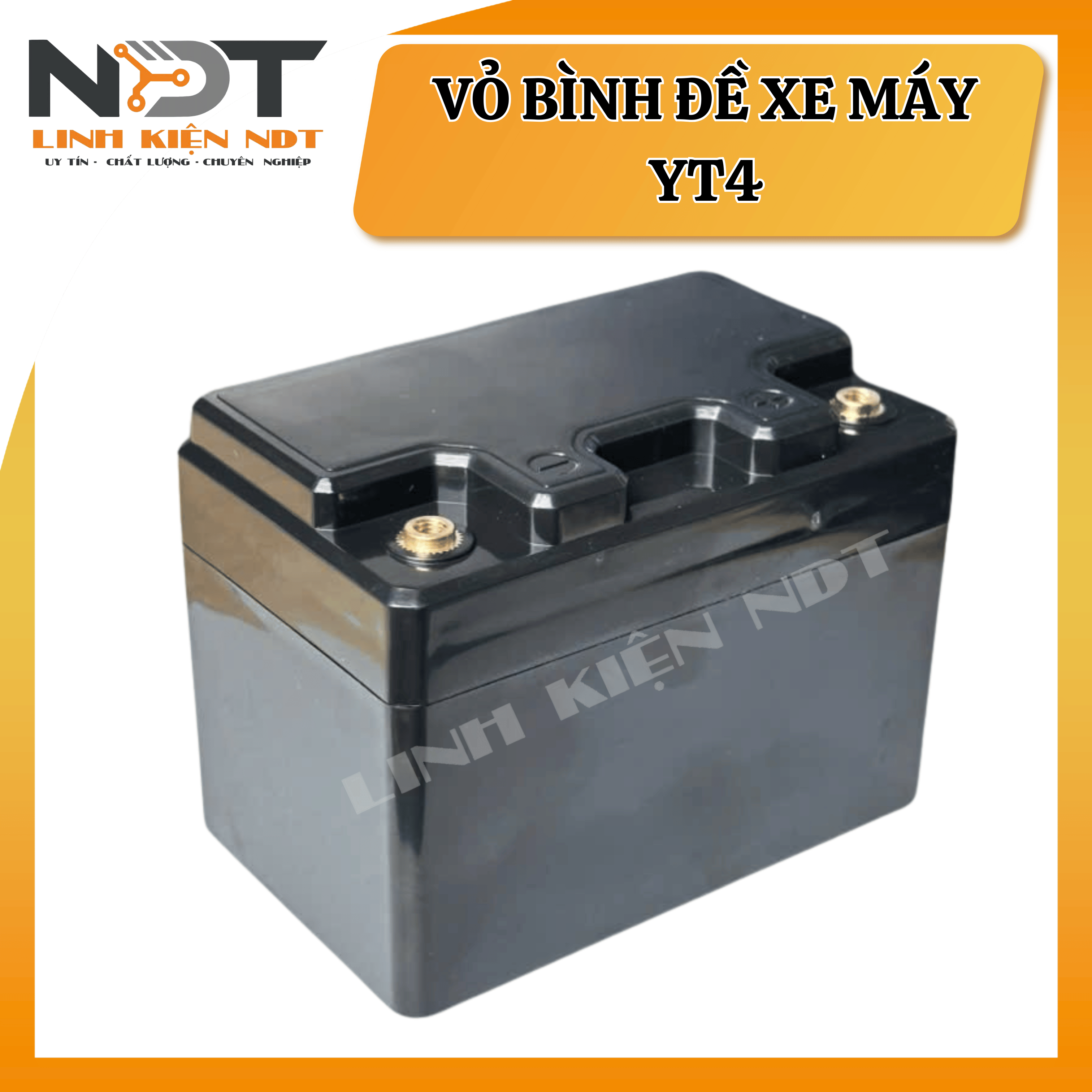 Vỏ Bình Đề Xe Máy YT4 - Chỉ Có Vỏ Hộp - Linh Kiện NDT