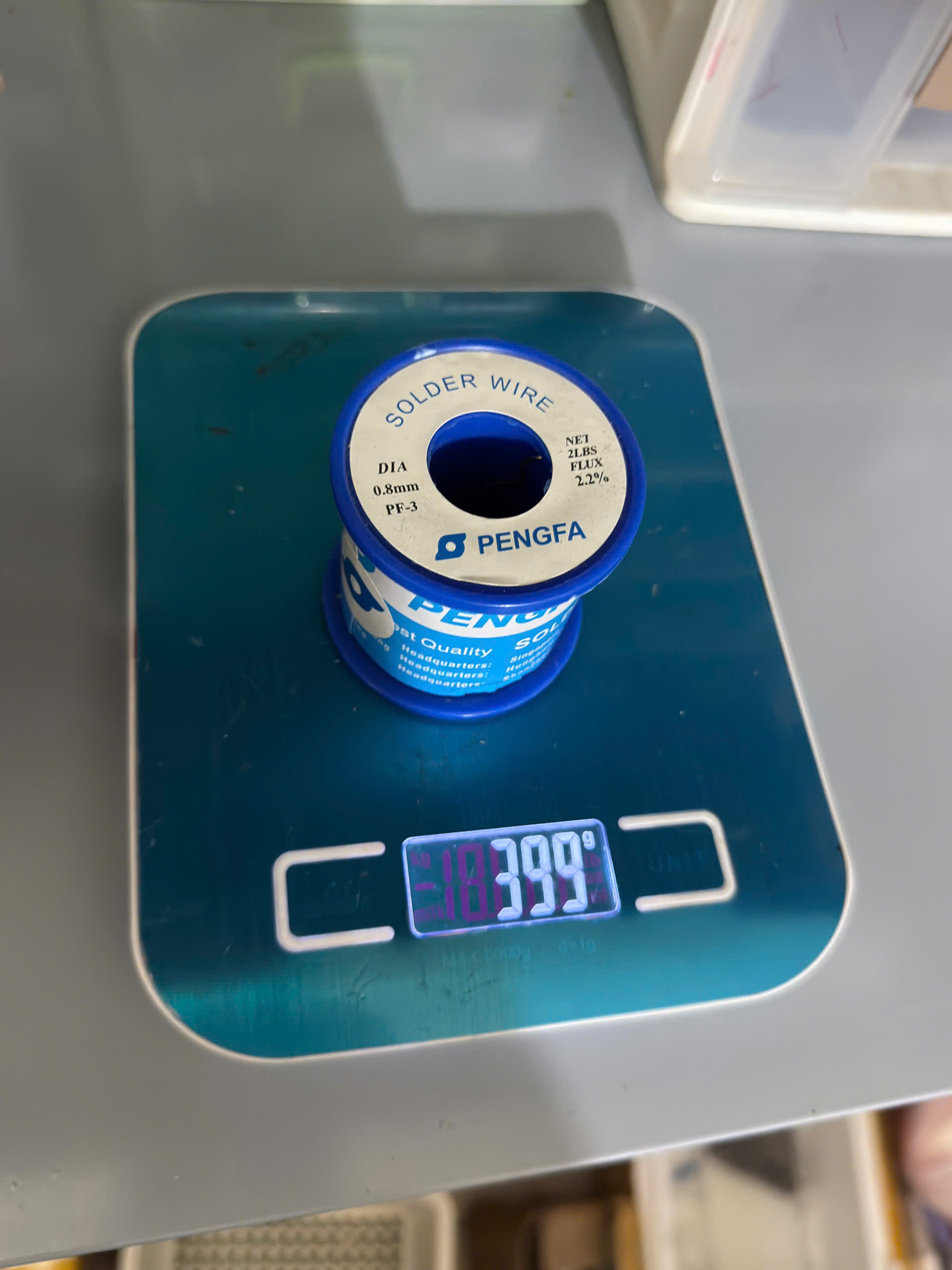 Chì Hàn Thiếc Hàn Pengfa Xanh Cuộn 400g - Linh Kiện NDT