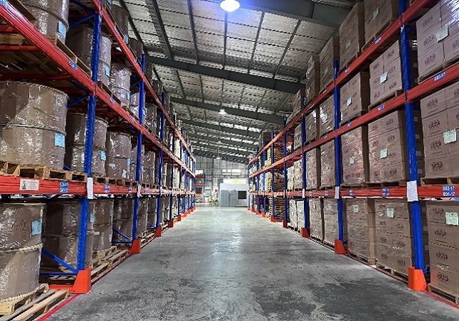 Warehouse shelving