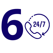 24/7 Service Structure Icon
