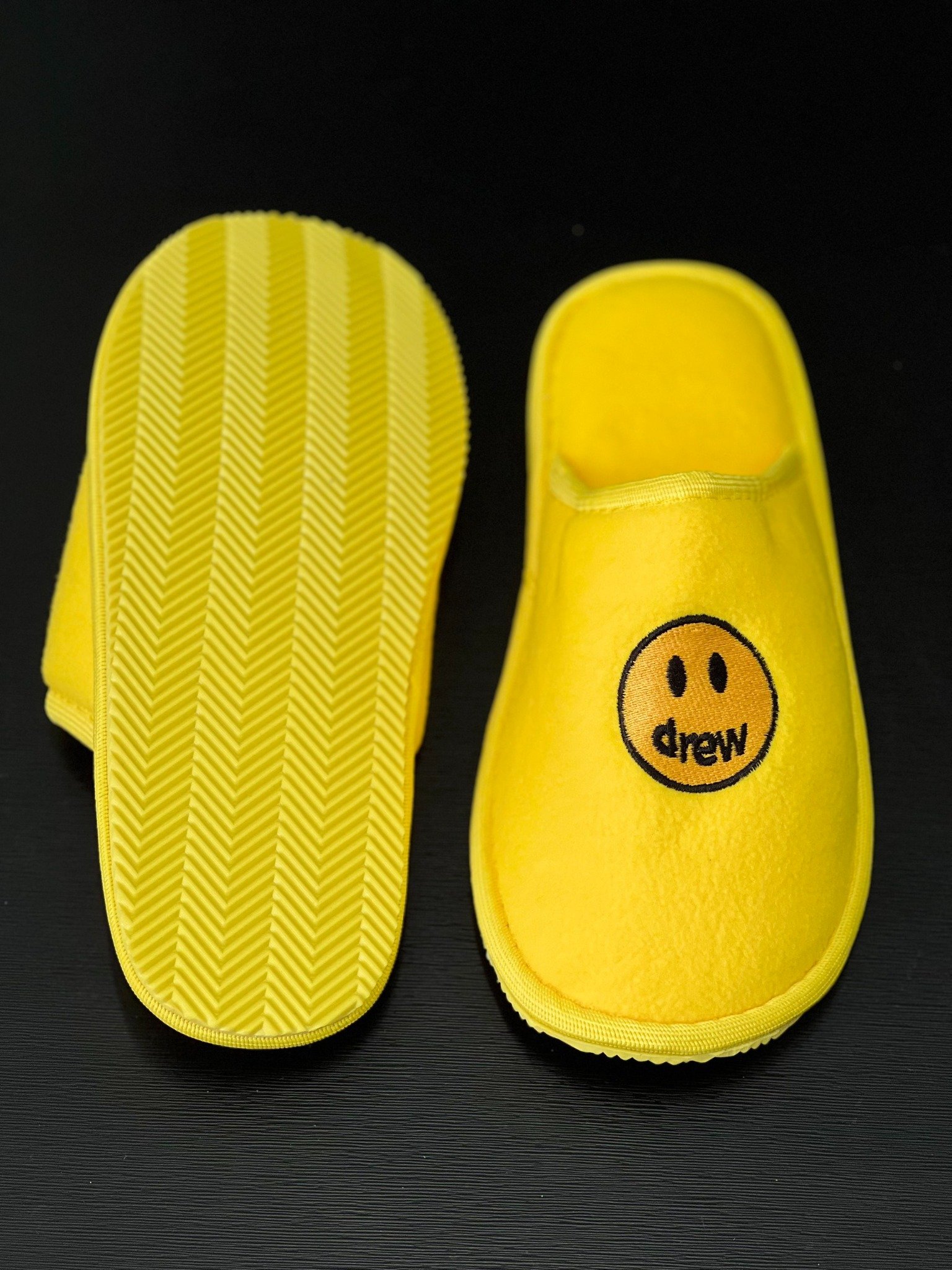 DREW SLIDES - Dép Drew Mascot (Yellow) [Mirror Quality]