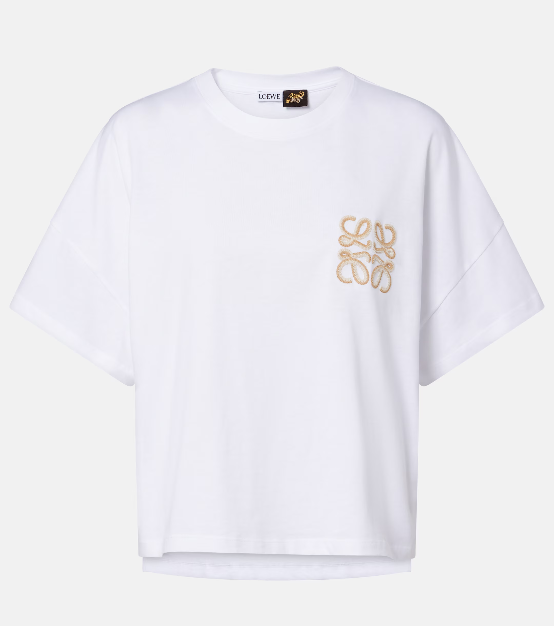 ÁO THUN LOEWE BOXY ANAGRAM LOGO (WHITE)